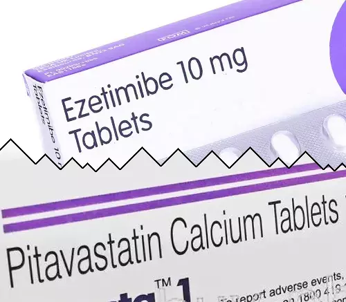 Ezetimibe contra Pitavastatina