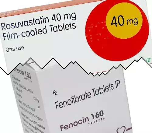 Rosuvastatina contra Fenofibrato
