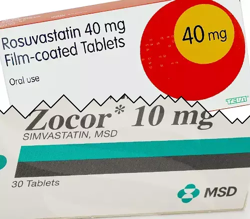 Rosuvastatina contra Zocor